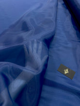 Organza Sidefata Bleumarin -  3 m Latime